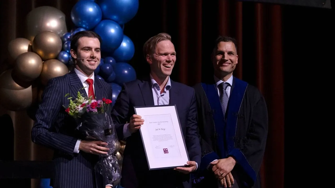 Joel W. Berge: Masterstudentenes pris for fremragende undervisning